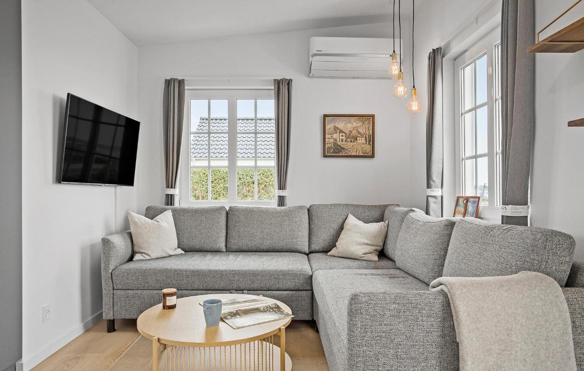 Beach Front Home In Sjolund With Kitchen Экстерьер фото
